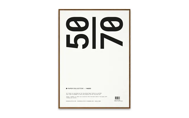 Paper Collective Paper Collective Frame Plexiglass-dark Oak 50x70 Cm