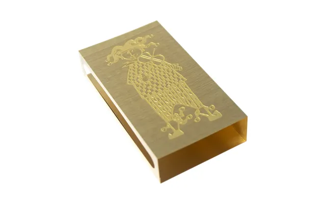 Pluto Design Stig Lindberg Karneval Matchbox Holder Gold