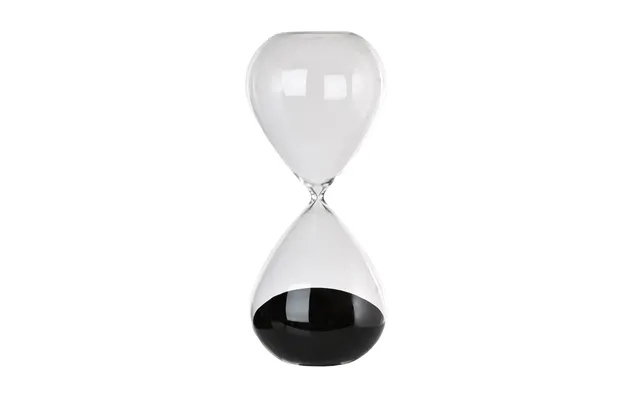Polspotten Ball Hourglass L 38 Cm Black