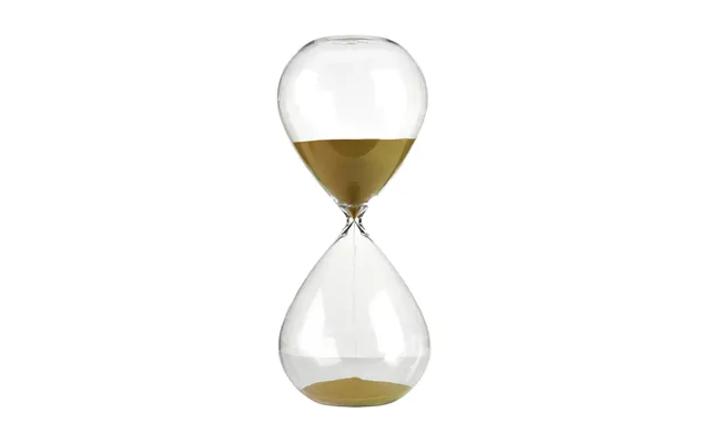 Polspotten Ball Hourglass L 38 Cm Gold