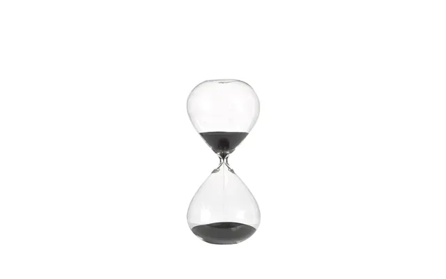Polspotten Ball Hourglass M 30 Cm Black