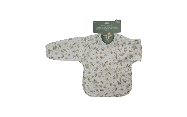 Rätt Start Elsa Beskow Tomtebobarnen Bib With Sleeve Green