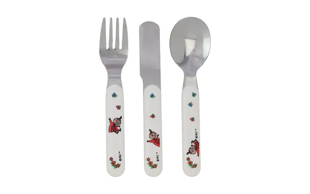 Rätt Start Mumin Children's Cutlery Set 3 Pieces White