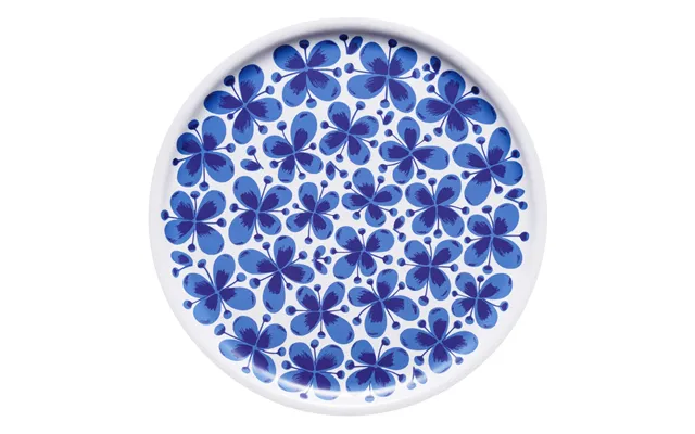 Rörstrand Mon Amie Tray Ø35 Cm White-blue