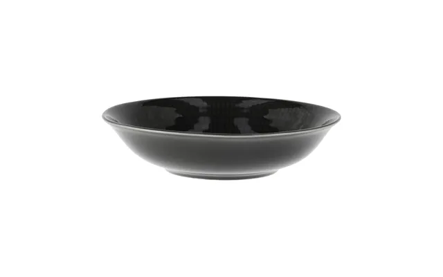Rörstrand Swedish Grace Deep Plate Ø19 Cm Stone Dark Grey