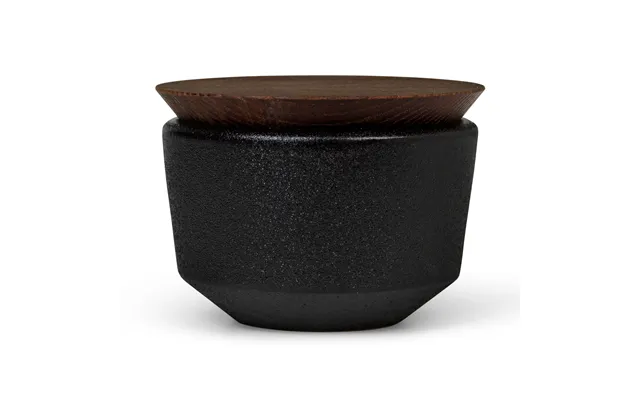 Rosendahl Rå Salt Cellar With Lid 15 Cl Black