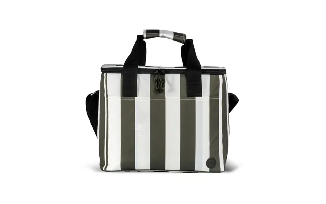 Sagaform City Cooler Bag Large 20 L Green-white