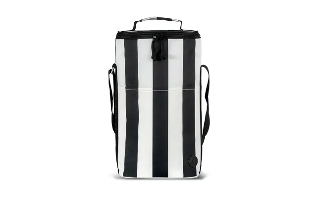 Sagaform City Cooler Bag Tall 9 L Black-white