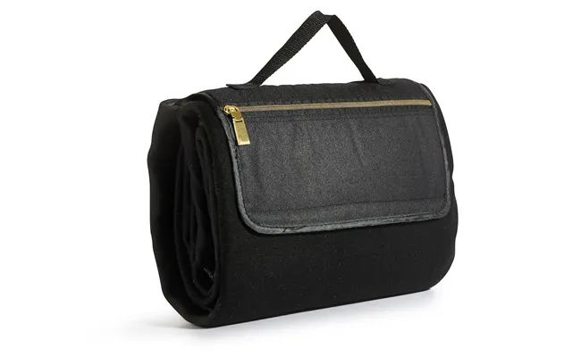 Sagaform City Picnic Blanket 130x170 Cm Black-gold