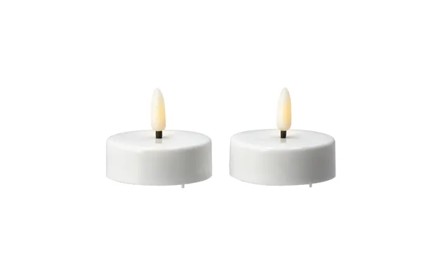 Scandi Essentials Bright Led Tealight Ø5.8 Cm 2-pack White