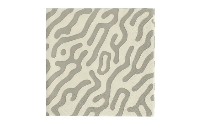 Scandi Essentials Trace Napkins 33x33 Cm 20 Pack Taupe-sand