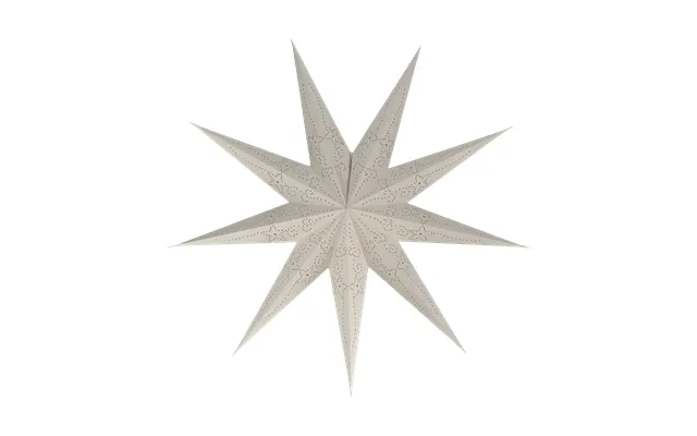 Scandi Living Folk Advent Star White - Ø80 Cm