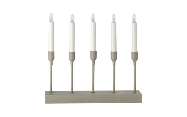 Scandi Living Kindle Portable Advent Candlestick 30 Cm Beige