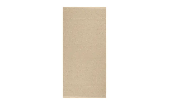 Scandi Living Mellow Plastic Rug Beige 70x150cm