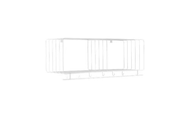 Scandi Living Nod Hat Rack 90 Cm White