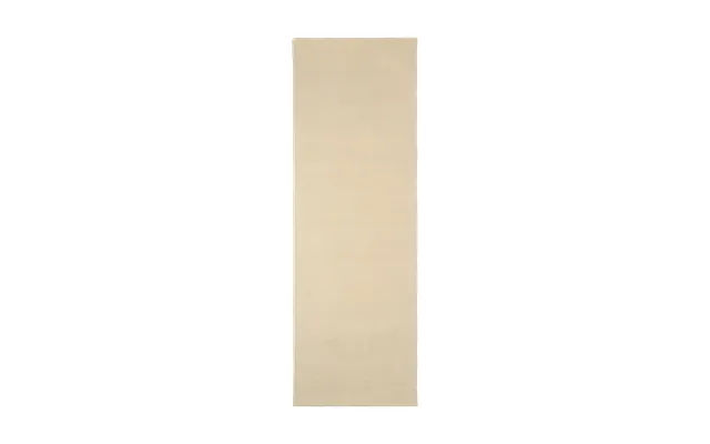Scandi Living Terrain Wool Rug Natural White 80x240 Cm