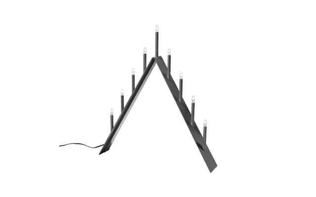 Smd Design Spica 9 Advent Candle Holder Dark Grey - Led