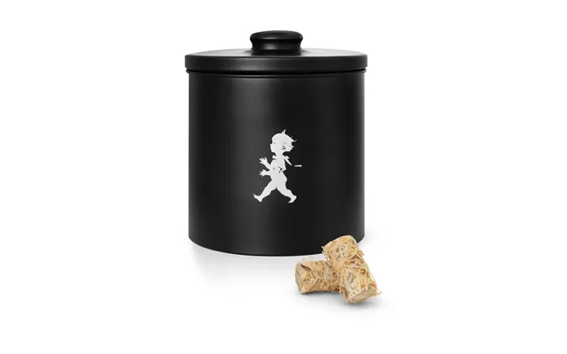 Solstickan Design Solstickan Storage Jar With Lid Ø17 Cm Black