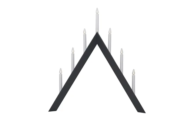 Star Trading Arrow Advent Candelabra 64.5 Cm Grey