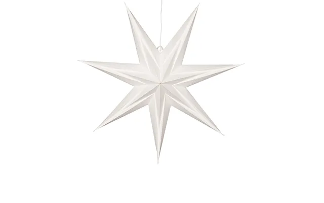 Star Trading Holly Paper Star 60 Cm White