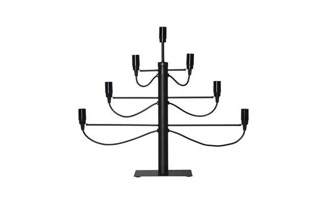 Star Trading Milano Electric Candle Holder Black