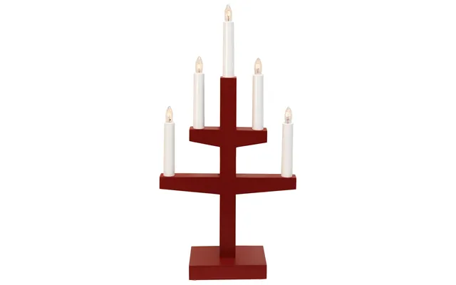 Star Trading Trapp Advent Candle Arch 46 Cm Red