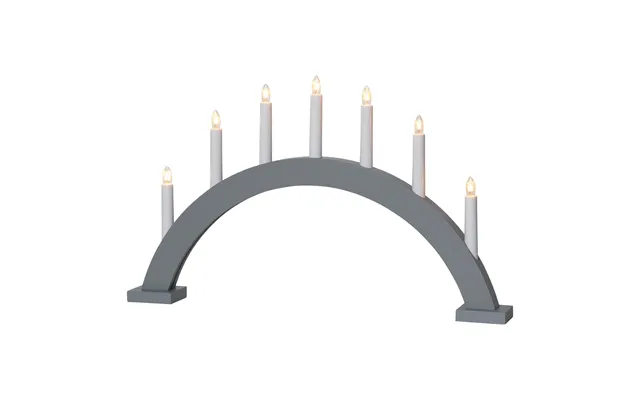 Star Trading Trapp Advent Candle Arch Grey