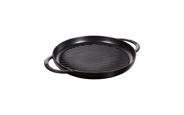 Staub Staub Pure Cast Iron Grill Pan Round Black Ø30 Cm