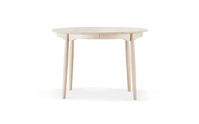 Stolab Carl Dining Table Ø115. Divided Birch Light Matte Lacquered