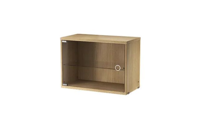 String String Display Cabinet Oak - 58x30 Cm