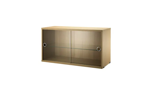 String String Display Cabinet Oak - 78x30 Cm