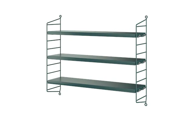 String String Pocket Wall Shelf Tegnér Green
