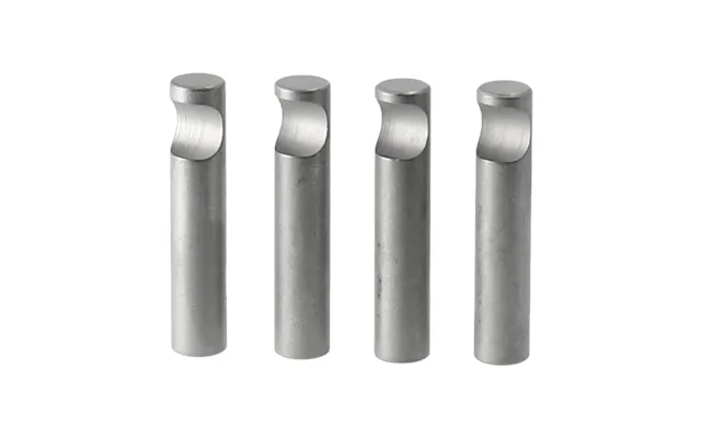 String String Shelf Fittings Magazine Shelf Wood Spare Part 4-pack Silver