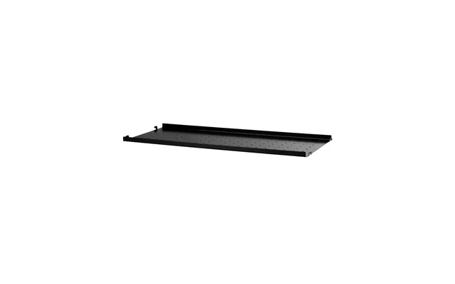 String String Shelf Metal Black - 78x20 Cm