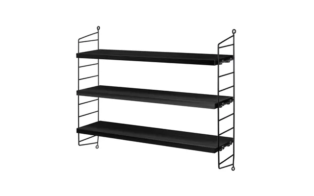 String String Shelf Pocket Black Stained Ash Black Stained Ash