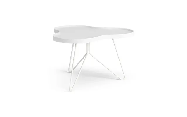 Swedese Flower Mono Table 62x66 Cm H39 Cm Ash White Glazed