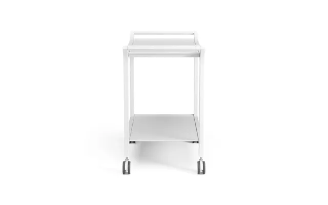 Swedese Teatime Serving Trolley Ash White Glazed