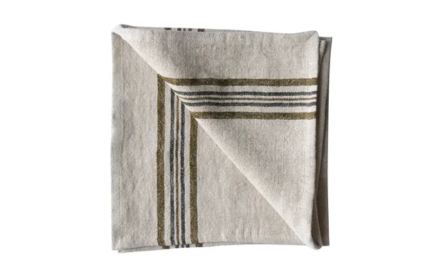 Tell Me More Astrid Linen Napkin 50x50 Cm Olive