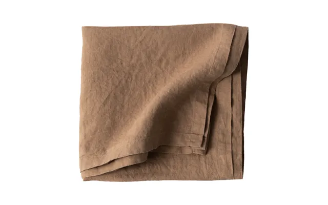 Tell Me More Tablecloth Linen 175x175 Cm Hazelnut