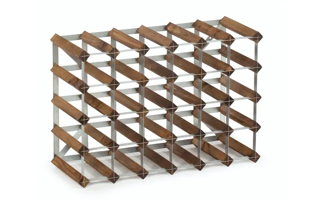The Swedish Wine Rack Factory The Swedish Wine Rack Factory Wine Rack 30 Bottles Expandable Dark Oak