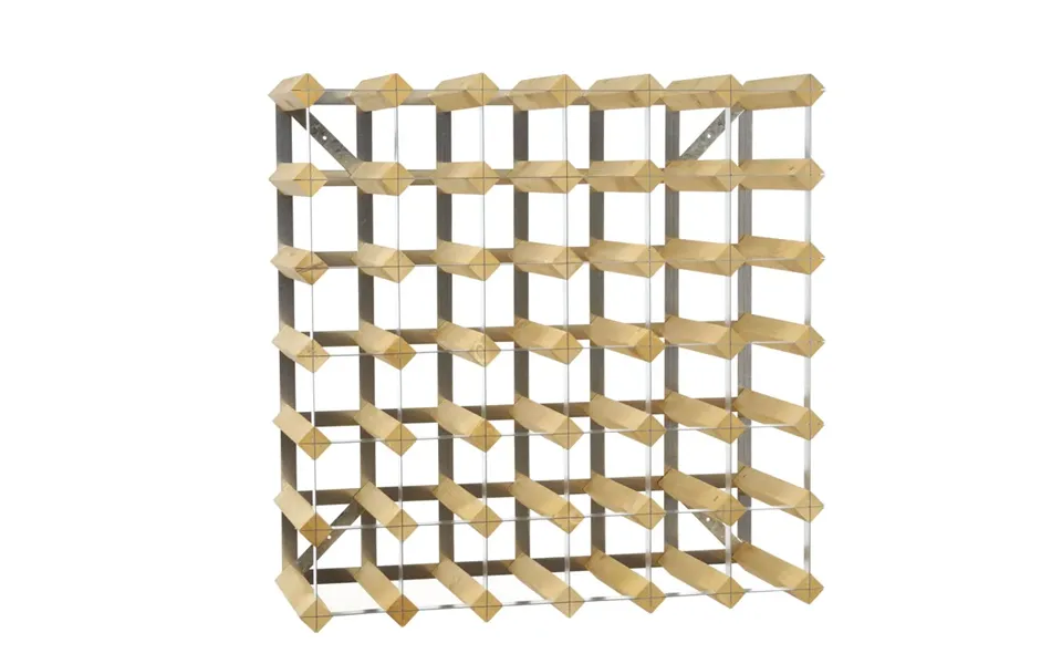 The Swedish Wine Rack Factory The Swedish Wine Rack Factory Wine Rack 42 Bottles Expandable Light Oak