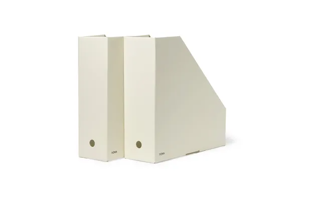 Tônn Furniture Pia Magazine File Holder Off-white - 10x31x30 Cm