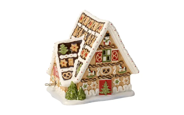 Villeroy & Boch Christmas Toys Gingerbread House With Music Box Biege