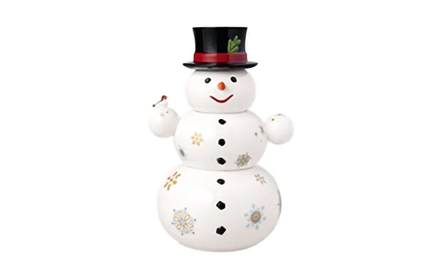 Villeroy & Boch Christmas Toy's Memory Snowman Jar 4 Pieces White
