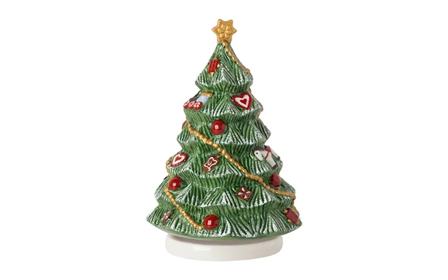 Villeroy & Boch Nostalgic Melody Christmas Tree Music Box Green