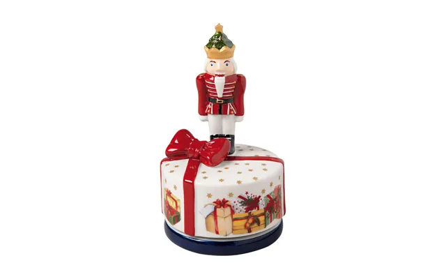 Villeroy & Boch Nostalgic Melody Music Box Nutcracker White-red