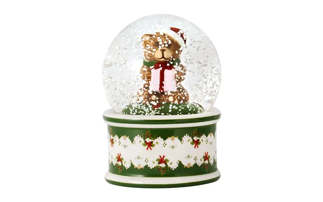Villeroy & Boch Snow Globe Bear Green-white