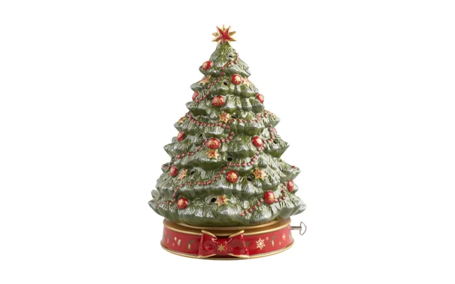 Villeroy & Boch Toy's Delight Christmas Tree With Music Box White-red