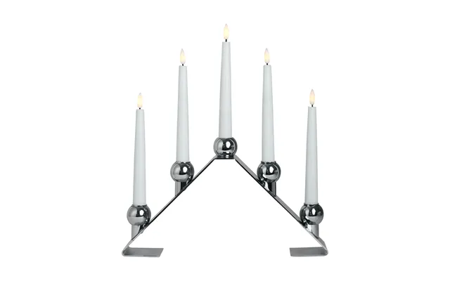 Watt & Veke Luna Advent Candle Chrome