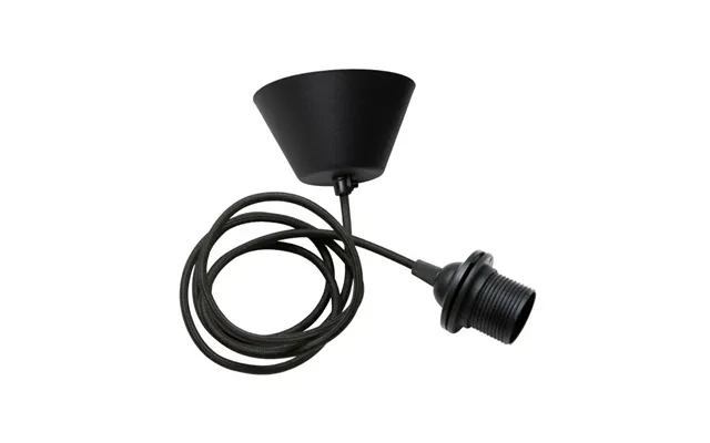 Watt & Veke Watt & Veke Ceiling Suspension Textile Black